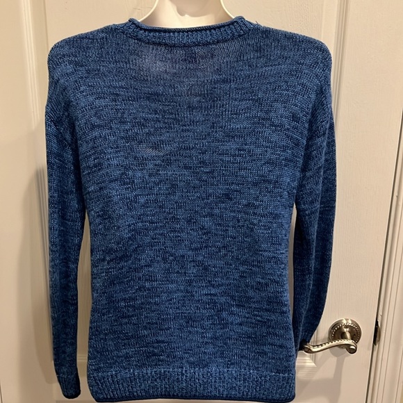 Lilly Pulitzer Aegean Navy Blue Marl Bayport Sweater size XS - Picture 4 of 7